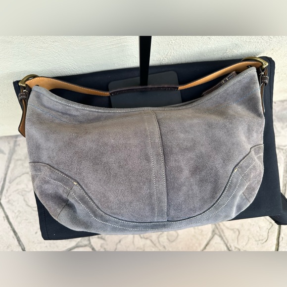🐺 Y2K Coach SoHo Hobo Suede Bag 🐺 - Picture 4 of 11